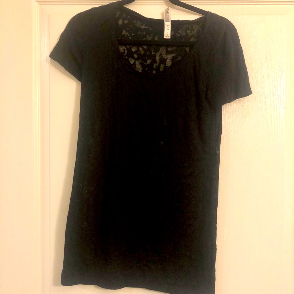 Large Black BKE Burnout Top